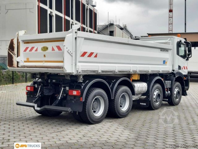 Třístranný sklápěč IVECO X-WAY 480 8X4/4 Meiller Bordmatik Intarder AHK