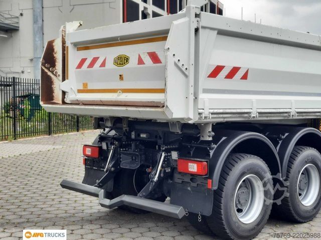 Třístranný sklápěč IVECO X-WAY 480 8X4/4 Meiller Bordmatik Intarder AHK