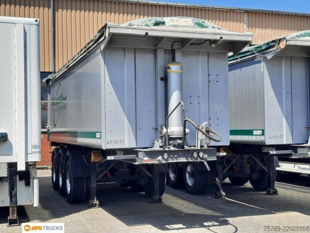 Semi-reboque basculante CARNEHL Alu-Kipper 31 cbm e-Schiebeverdeck Lift Alu