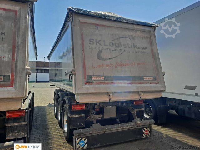 Semi-reboque basculante CARNEHL Alu-Kipper 31 cbm e-Schiebeverdeck Lift Alu