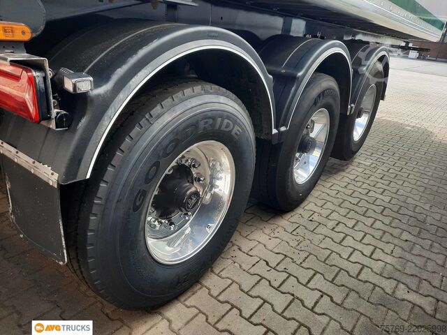 Damperli yarı römork CARNEHL Alu-Kipper 31 cbm e-Schiebeverdeck Lift Alu