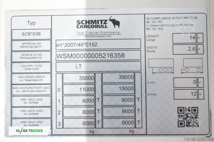 Semi-reboque frigorífico SCHMITZ CARGOBULL SKO FP 45 ThermoKing SLXi 300