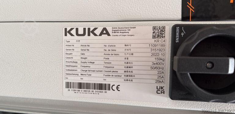 Robot przemysłowy KUKA KRC4 KR510 R3080 / FLR