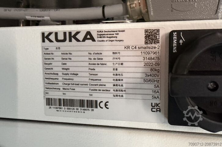 Průmyslový robot KUKA KRC4 KR10 R1100-2 / FLR