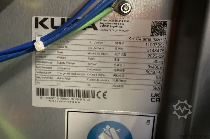 Průmyslový robot KUKA KRC4 KR10 R1100-2 / FLR