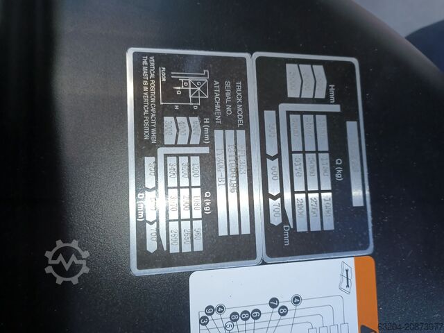 Electric 4-wheel forklift EP EFL353S