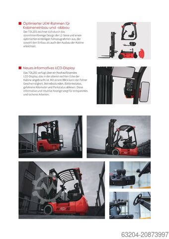 Electric 3-wheel forklift EP TDL201