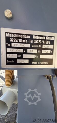Kantenanleimmaschine Hebrock Euro 2000