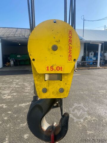 Electric hoist, electric hoist, crane Konecranes Doppelte Bremse!! XT 500  15 t Seilwinde  (1963)