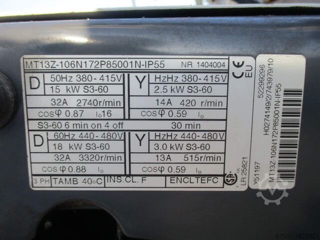 Electric hoist, electric hoist, crane Konecranes Doppelte Bremse!! XT 500  15 t Seilwinde  (1963)