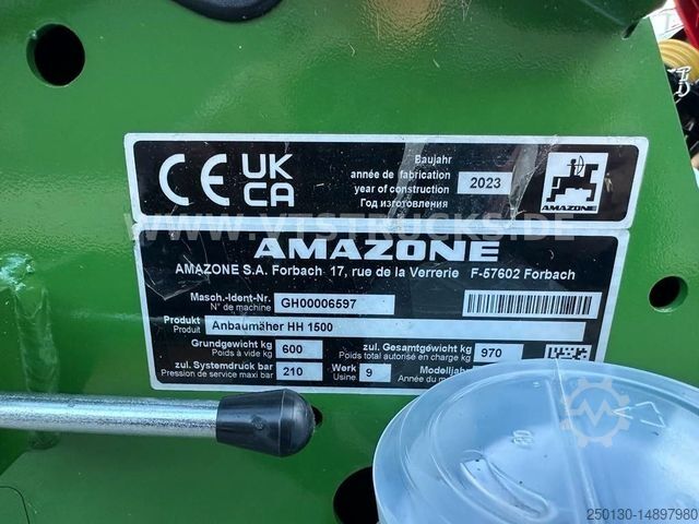Maaier Amazone HH 1500 SC Horse Hopper Anbaumäher