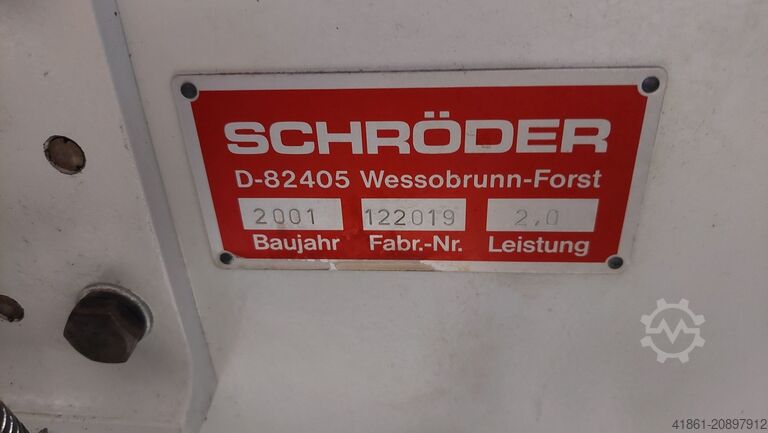 Motorové gilotinové nůžky SCHRÖDER MHSU 2520-2.0