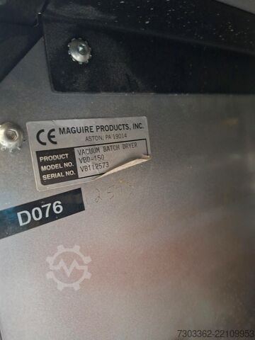 Στεγνωτήρια πλαστικών Maguire LPD / VB-150 Maguire PD1HE4 / LPD2HE4 / VB-150 / VBD-150