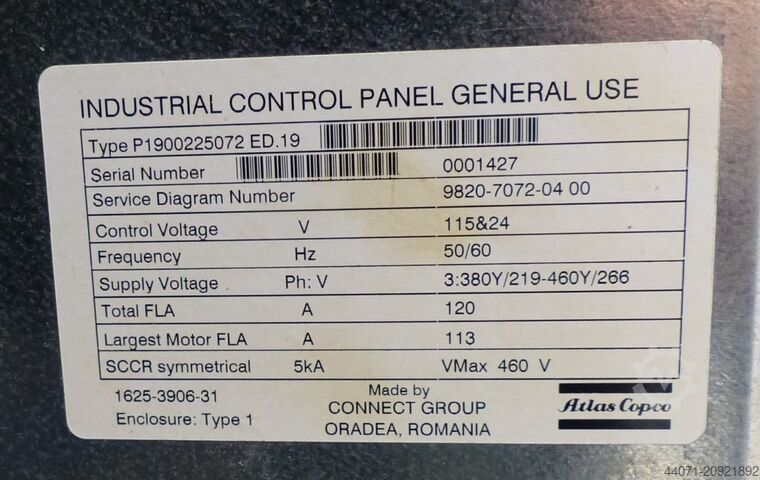 Šroubový kompresor GA55VSD+ Atlas Copco GA55VSD+