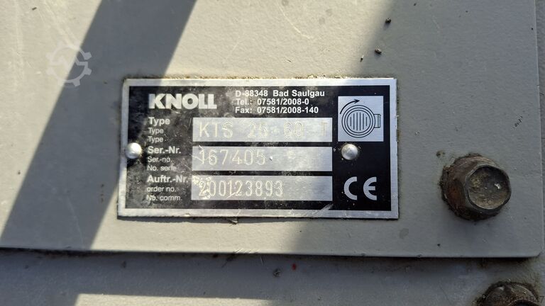 Sistema de tratamiento de emulsión, filtro de emulsión KNOLL VRF 450/2100 R