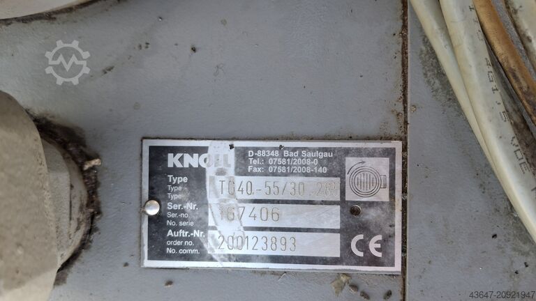 Sistema de tratamiento de emulsión, filtro de emulsión KNOLL VRF 450/2100 R