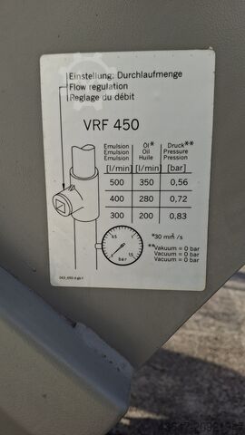 Sistema de tratamiento de emulsión, filtro de emulsión KNOLL VRF 450/2100 R