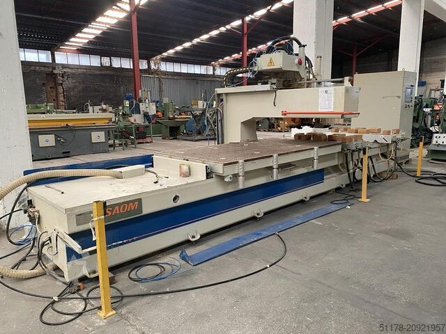 SAOM T55 Pantógrafo CNC de 2000 usado, no probado, vendido tal como se ve y gusta. Saom T55