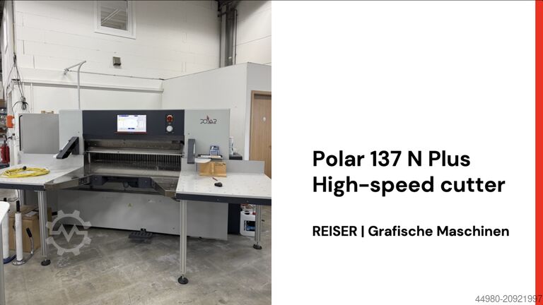 Papírvágó gép Polar 137 N Plus