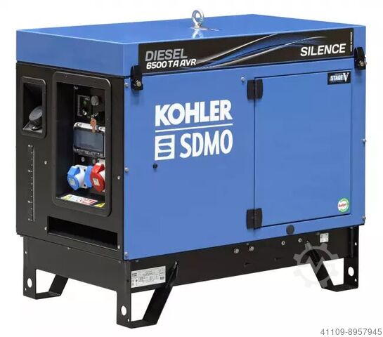 Power generator SDMO DIESEL 6500 TA SILENCE AVR C5