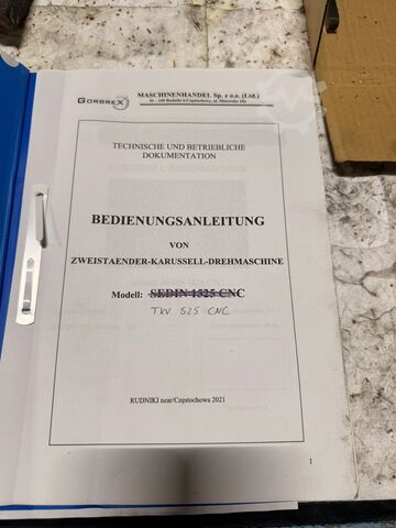 Strung carusel cu două coloane GORBREX TKV 525 CNC