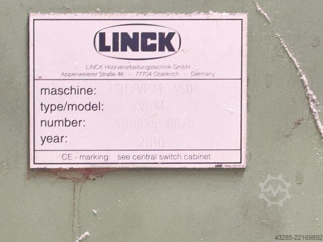 Kompletny tartak (stacjonarny) Linck VM50,V30, VS66