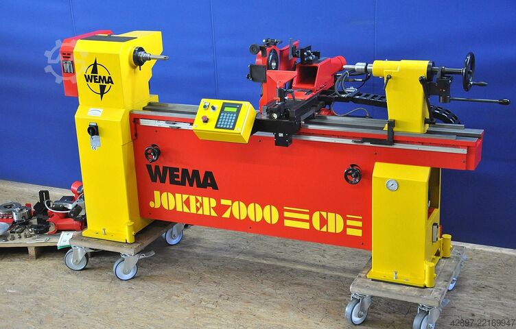 Torno copiador con fresadora para ranurado WEMA Joker 7000 CD
