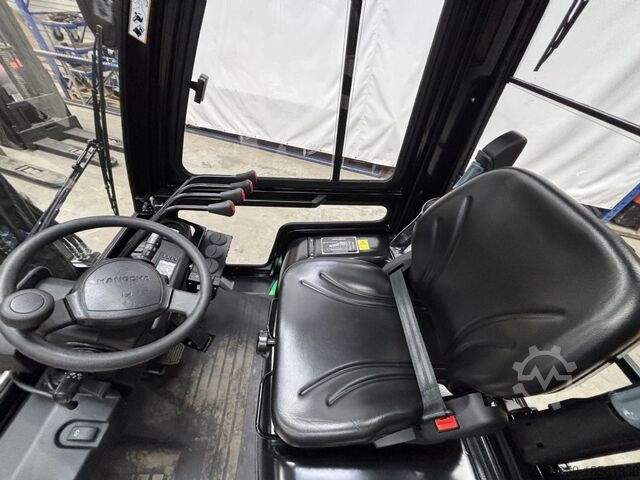Elektrikli 3 tekerlekli forklift Hangcha Elektrostapler CPDS15