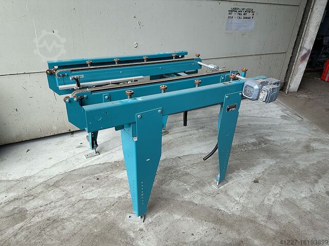 Conveyor belt with guide rollers Grenzebach ZFT 1420 x 775 mm