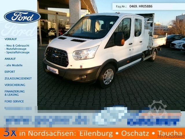 Kiepwagen bestelauto FORD Transit Doka 350 L3 Trend Kipper AHK