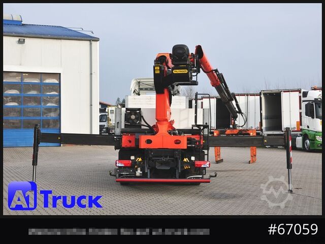 Lastbilmonteret kran MAN TGS 26.440, Kran PK20.501L Lenkachse,