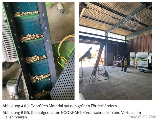 μηχανή παραγωγής παλετών ECOKRAFT / AMIS / SPÄNEX Holzpelletierungs- und Zerkleinerungslin