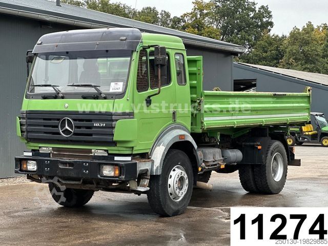 Üç taraflı damperli kamyon MERCEDES-BENZ 1831 K 4x2 Meiller-Kipper Dreiseitenkipper