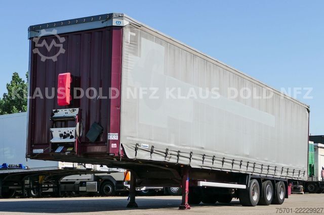 Otevřený návěs s plachtou KRONE SD Pritsche Plane XL MegaLiner Edscha Bordwände