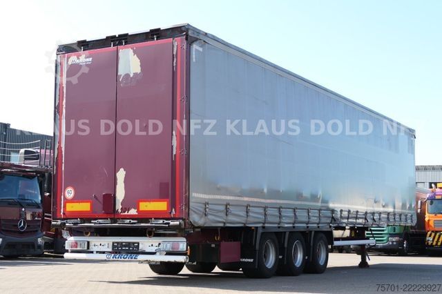 Otevřený návěs s plachtou KRONE SD Pritsche Plane XL MegaLiner Edscha Bordwände