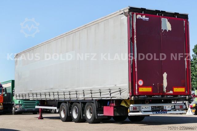 Otevřený návěs s plachtou KRONE SD Pritsche Plane XL MegaLiner Edscha Bordwände