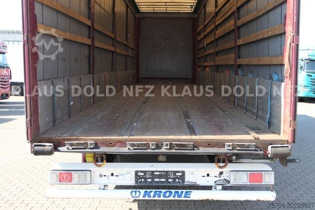 Otevřený návěs s plachtou KRONE SD Pritsche Plane XL MegaLiner Edscha Bordwände