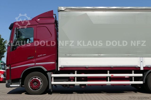 Valníkový nákladní automobil s plachtou VOLVO FH 420 Pritsche Plane Bordwände Vollluft Euro 6