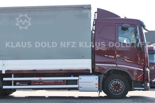 Valníkový nákladní automobil s plachtou VOLVO FH 420 Pritsche Plane Bordwände Vollluft Euro 6