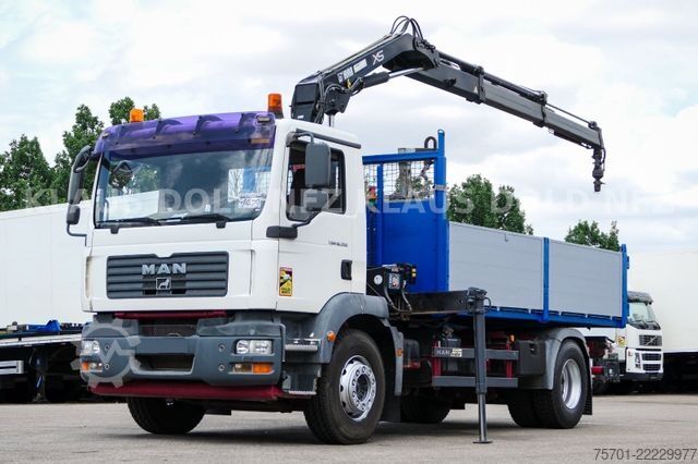 Sklápěcí vůz MAN TGM 18.330 Kipper Kran Hiab Funk