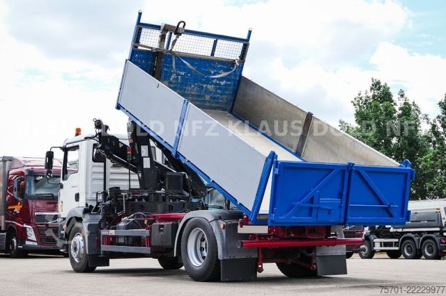 Sklápěcí vůz MAN TGM 18.330 Kipper Kran Hiab Funk