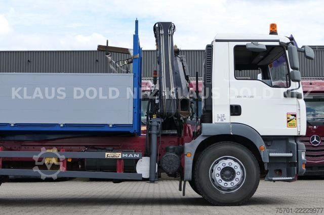 Sklápěcí vůz MAN TGM 18.330 Kipper Kran Hiab Funk