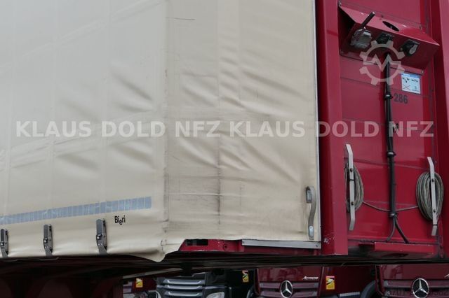 Otevřený návěs s plachtou  MS Parts/SBQ 10-24 L Pritsche Plane 41t Kamera