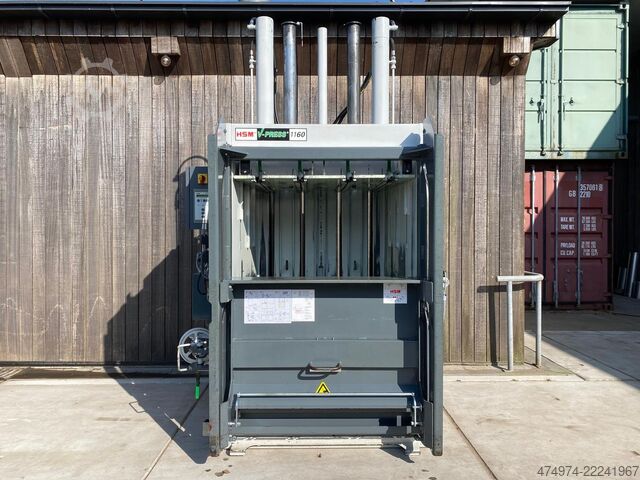 Balící lis, textilní lis, nakládání s odpady HSM V-Press 1160 Plus