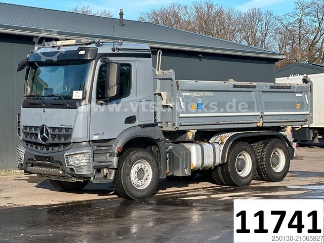 Třístranný sklápěč MERCEDES-BENZ Arocs 2646K BB 6x4 Meiller-DSK Retarder