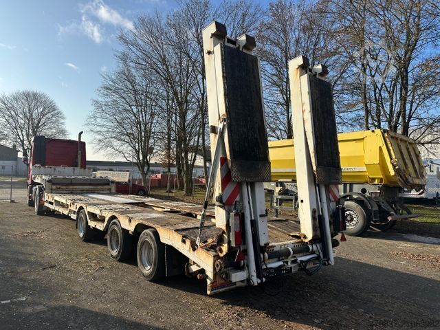 Nízkoložný návěs LANGENDORF Radmulden / Lenkachse / überfahrbare Hals