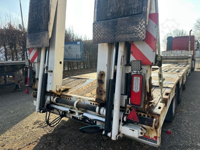 Nízkoložný návěs LANGENDORF Radmulden / Lenkachse / überfahrbare Hals