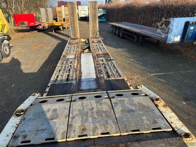 Nízkoložný návěs LANGENDORF Radmulden / Lenkachse / überfahrbare Hals