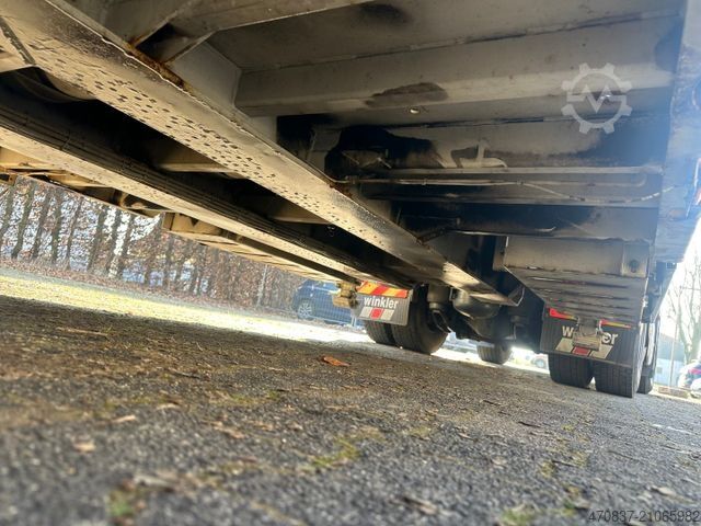 Nízkoložný návěs LANGENDORF Radmulden / Lenkachse / überfahrbare Hals