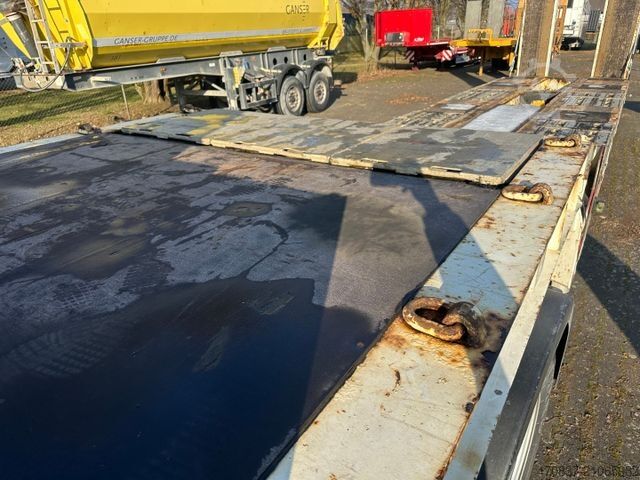 Nízkoložný návěs LANGENDORF Radmulden / Lenkachse / überfahrbare Hals